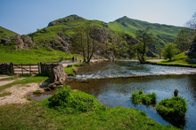 England Derbyshire Peak District National Park Valley Of The River Dove Dovedale