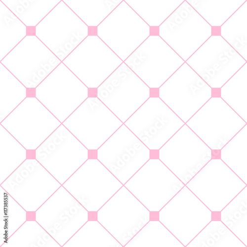 Light Pink Square Diamond Grid White Background Classic Minimal