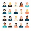 © RedVector - Business people flat avatars.