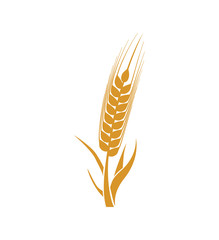 Wall Mural - wheat ears food plant agriculture icon. Isolated and flat illustration. Vector graphic