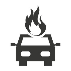 Poster - car insurance isolated icon