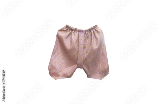 Fotomural loincloth for baby Thai style on isolated