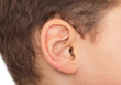 child's ear