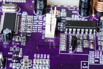 Poster - Circuit board background