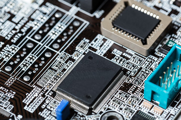 Poster - Circuit board background