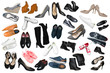 © fotofabrika - Collection of various types of female shoes over white