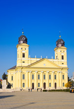 Reformed Protestant Great Church Is Located Downtown The City Of Debrecen Between Kossuth Square And Calvin Square