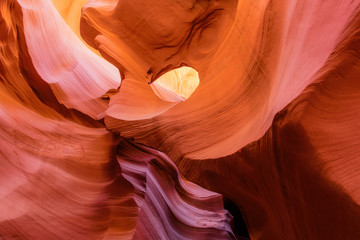 Wall Mural - Scenic and Magic Antelope Canyon near Page, Arizona, United States of America