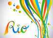 © Cienpies Design - Rio brazil color design with shapes for sport game