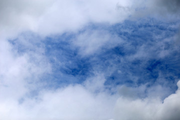 Wall Mural - Cloudscape with Sky and Clouds Background