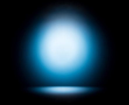 Fototapete - Abstract background - blue glow