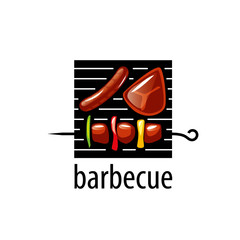 Wall Mural - Barbecue party logo