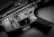 © starkytang - M4A1 assult rifle on black background