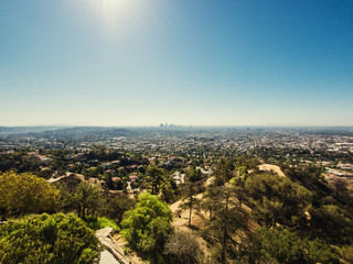 Poster - LA cityscape, USA