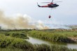 Fire caused by the destruction humans.