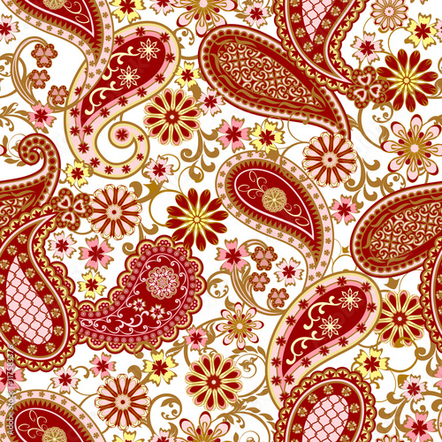 the-pattern-of-flowers-and-paisley-in-indian-style