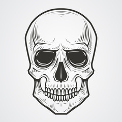 Wall Mural - Skull illustration