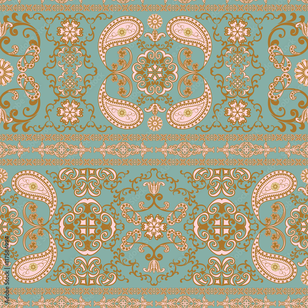 the-pattern-of-flowers-and-paisley-in-indian-style