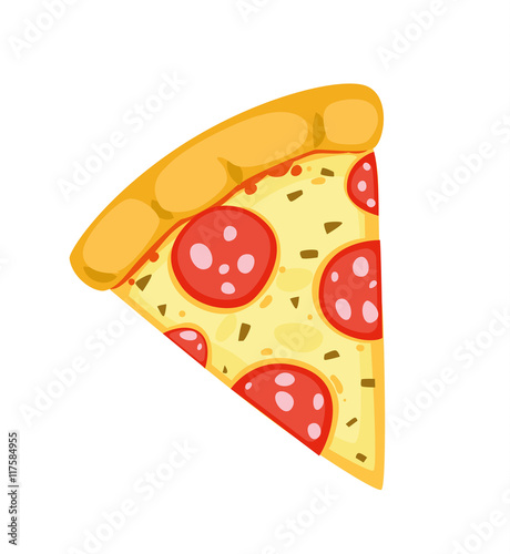Ein Stuck Pizza Mit Salami Freigestellt Vektor Buy This Stock Vector And Explore Similar Vectors At Adobe Stock Adobe Stock