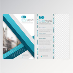Poster - Vector template flyer design