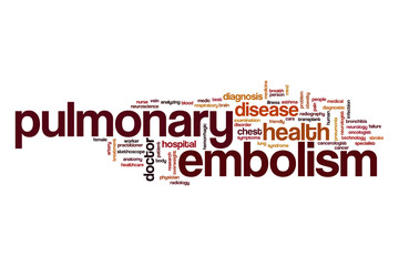 Sticker - Pulmonary embolism word cloud concept