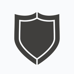Fototapete - Shield protection icon. Defense equipment sign.