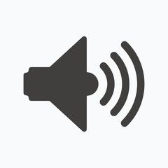 Fototapete - Sound icon. Music dynamic sign.