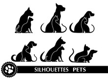 Silhouettes Of Pets