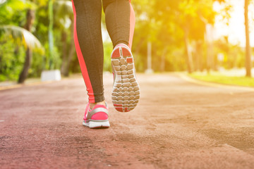 Wall Mural - fitness woman jogging