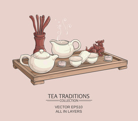 Wall Mural - tea ceremony