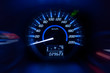 © rawintanpin - Dashboard ,Car speedometer and counter with dark mode