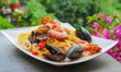 Pasta with seafood - La Spezia, Italy