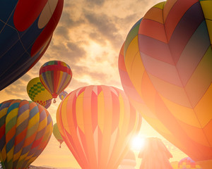 Poster - Hot air balloons