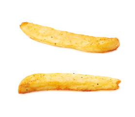 Sticker - French fried potato slice isolated