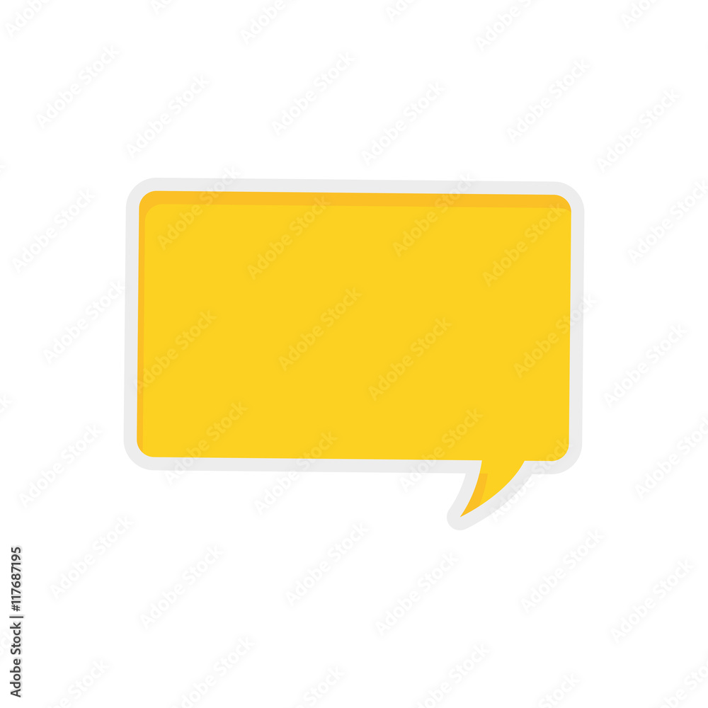 bubble message communication chat icon. Isolated and flat illustration. Vector graphic