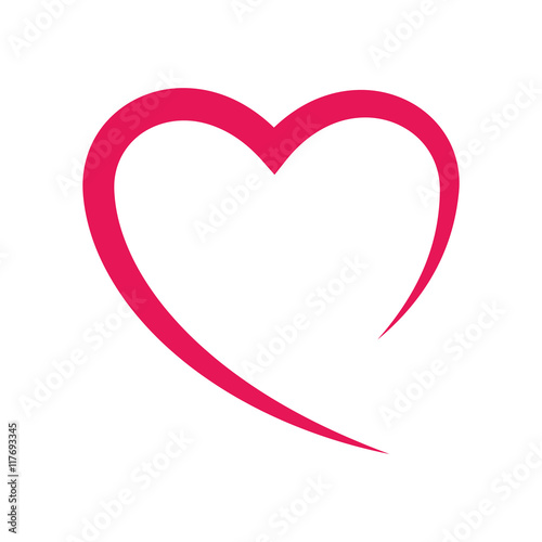 Photographie Icône de passion romatique de coeur amour
