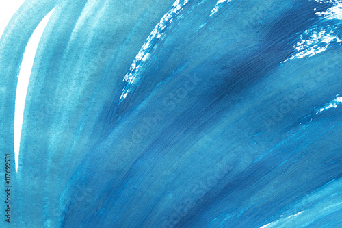 Fotografía Blue painting background
