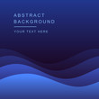 Blue vector Template Abstract background