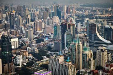  Bangkok cityscape in the business district