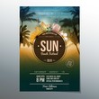 Sun beach festival poster