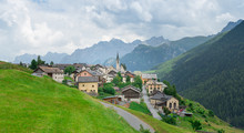 Village Of Guarda, Switzerland