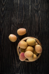 Wall Mural - orange fresh apricots