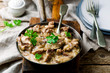 © zoryanchik - beef stroganoff from veal