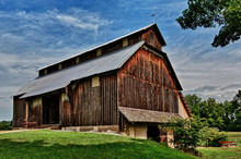 Old Barn In Rural Parke County Indiana