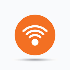Fototapete - Wifi icon. Wireless internet sign.