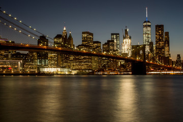 Manhattan night view