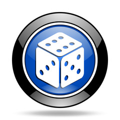 Poster - game blue glossy icon