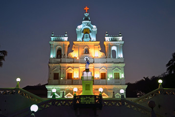 Panaji Church in Goa,India