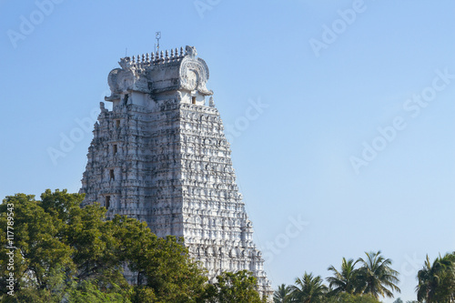 Fotografie, Obraz The Temple of Ranganatha in Tiruchirappalli (Trichy), Tamil Nadu, India