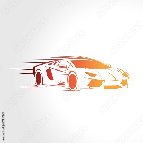 Speed sport car © Freepik